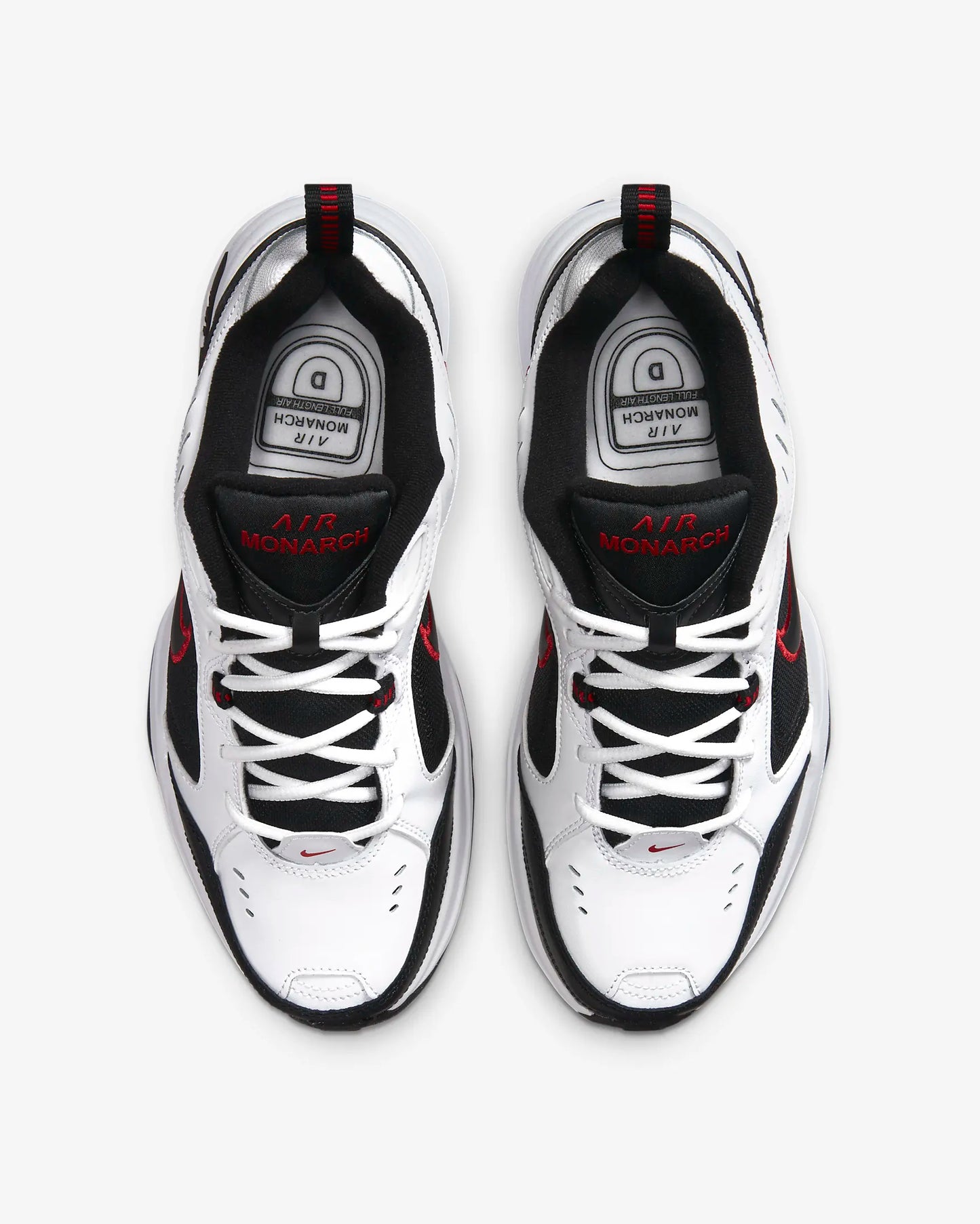Nike Men's Air Monarch IV Workout Shoes, White/Black