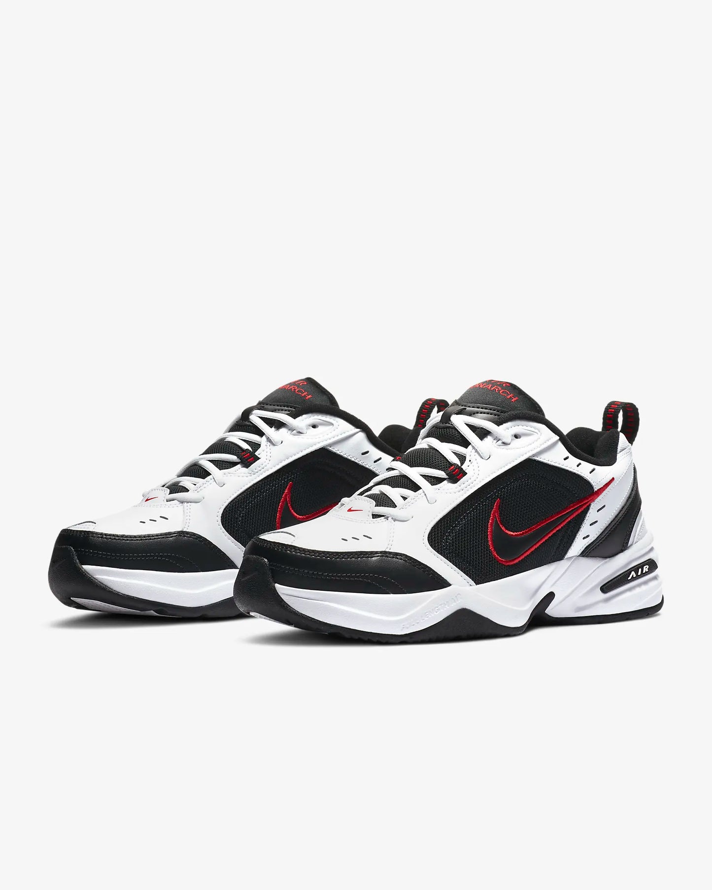 Nike Men's Air Monarch IV Workout Shoes, White/Black