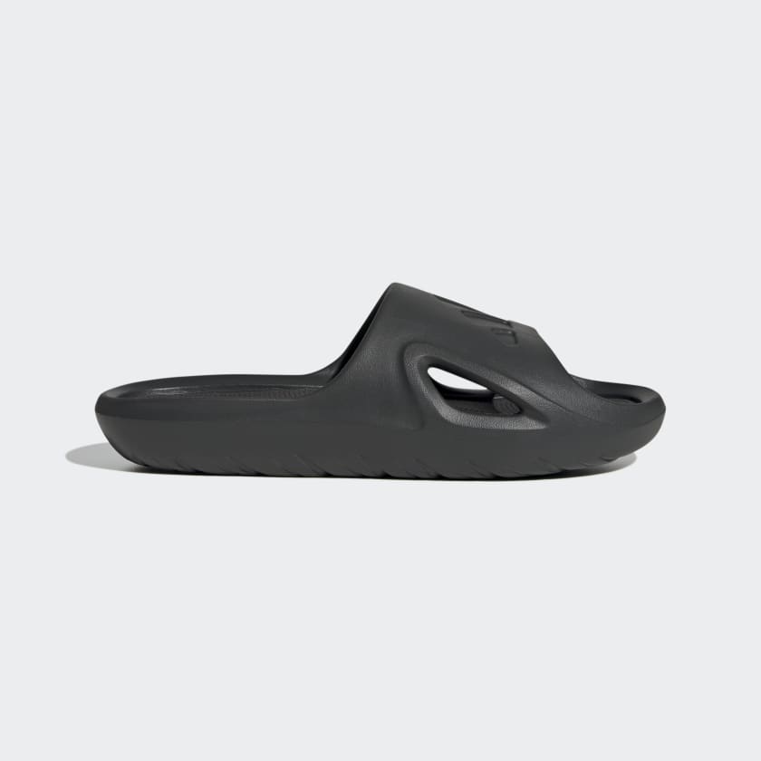 Adidas Men's Adicane Slides Sportswear, Carbon / Carbon / Core Black