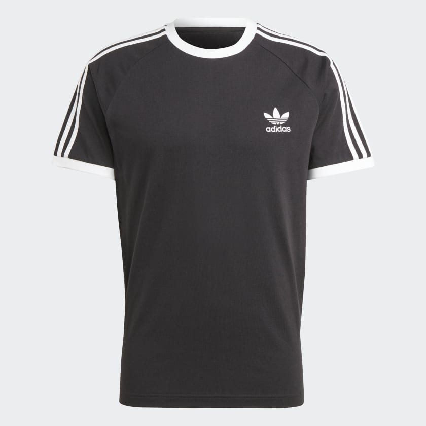Adidas Men's Adicolor Classics 3-Stripes Tee, Black