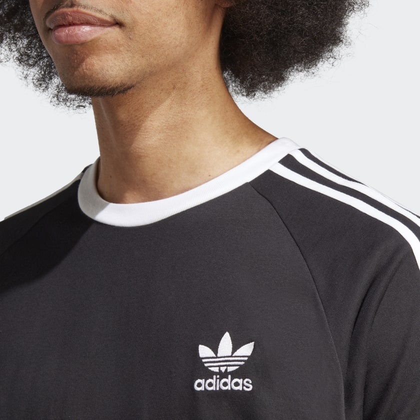Adidas Men's Adicolor Classics 3-Stripes Tee, Black