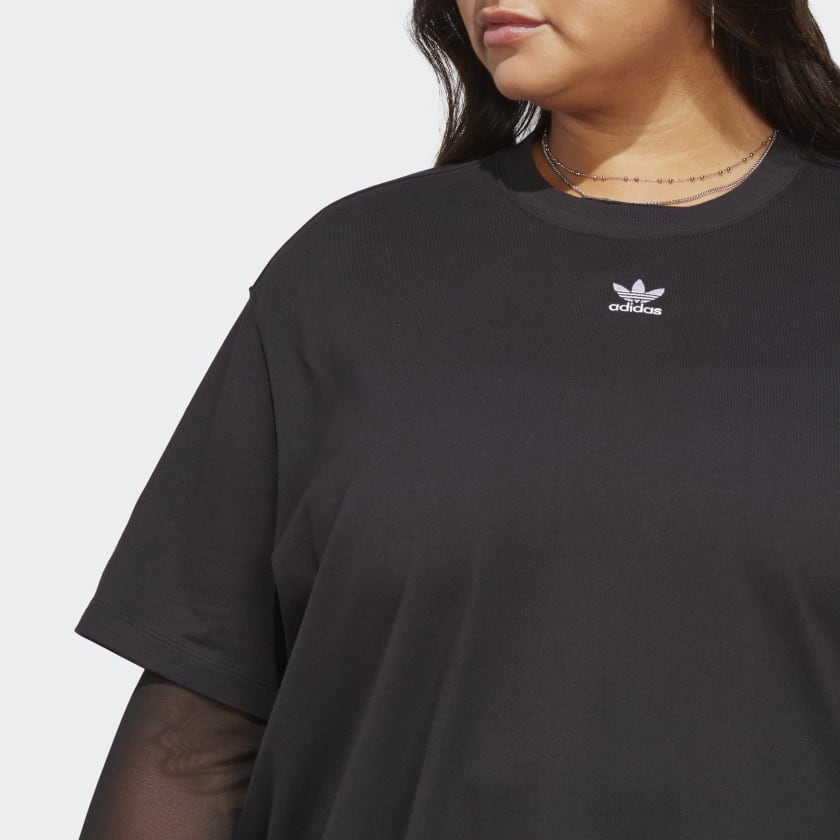 Adidas Women's Adicolor Essentials Tee (Plus Size), Black