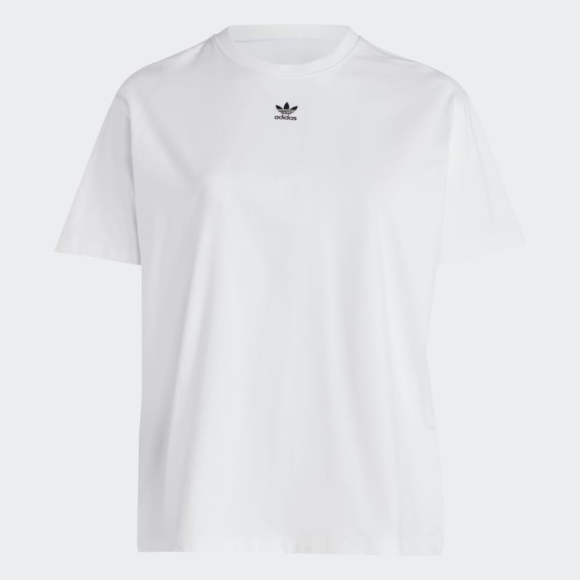 Adidas Women's Adicolor Essentials Tee (Plus Size), White