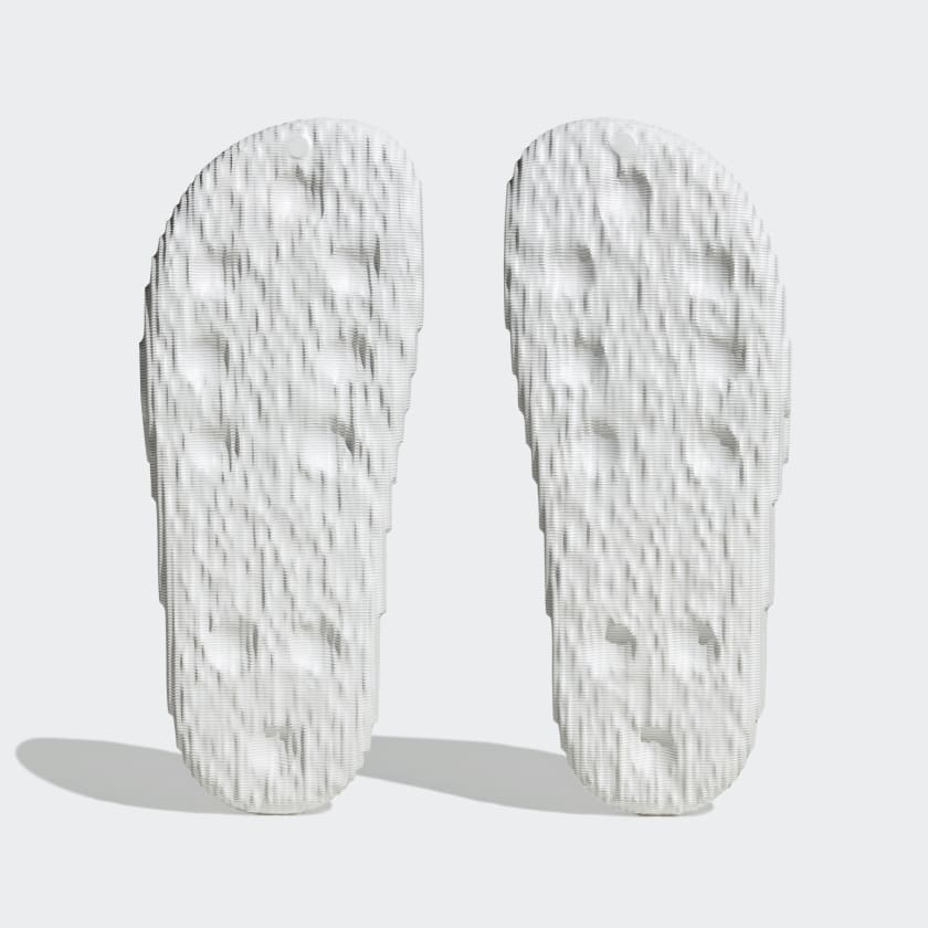 Adidas Adilette 22 Women's Slides, Crystal White / Crystal White / Core Black