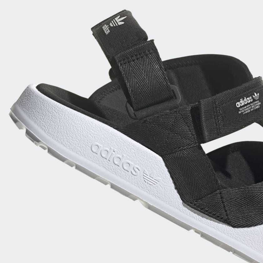 Adidas Women's Adilette Adventure Sandals, Core Black / Cloud White / Off White