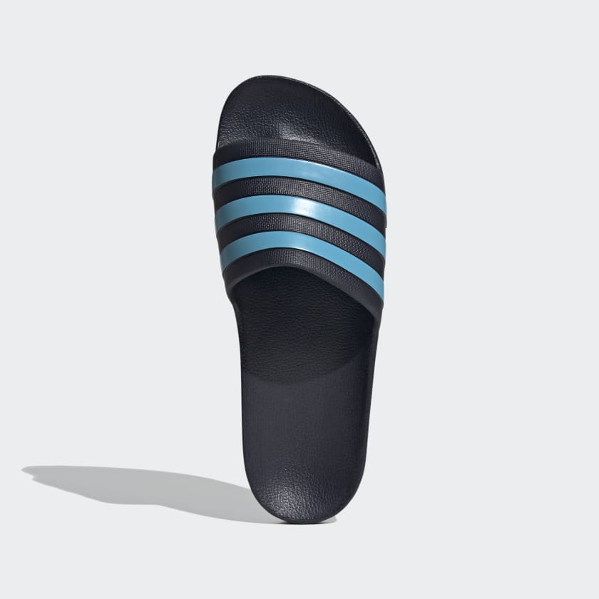 Adidas Adilette Aqua Men's Slides, Legend Ink / Bright Cyan / Legend Ink