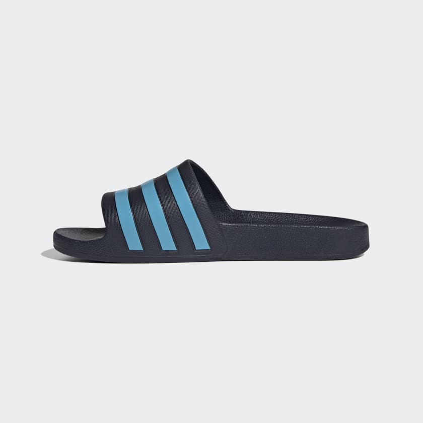 Adidas Adilette Aqua Men's Slides, Legend Ink / Bright Cyan / Legend Ink