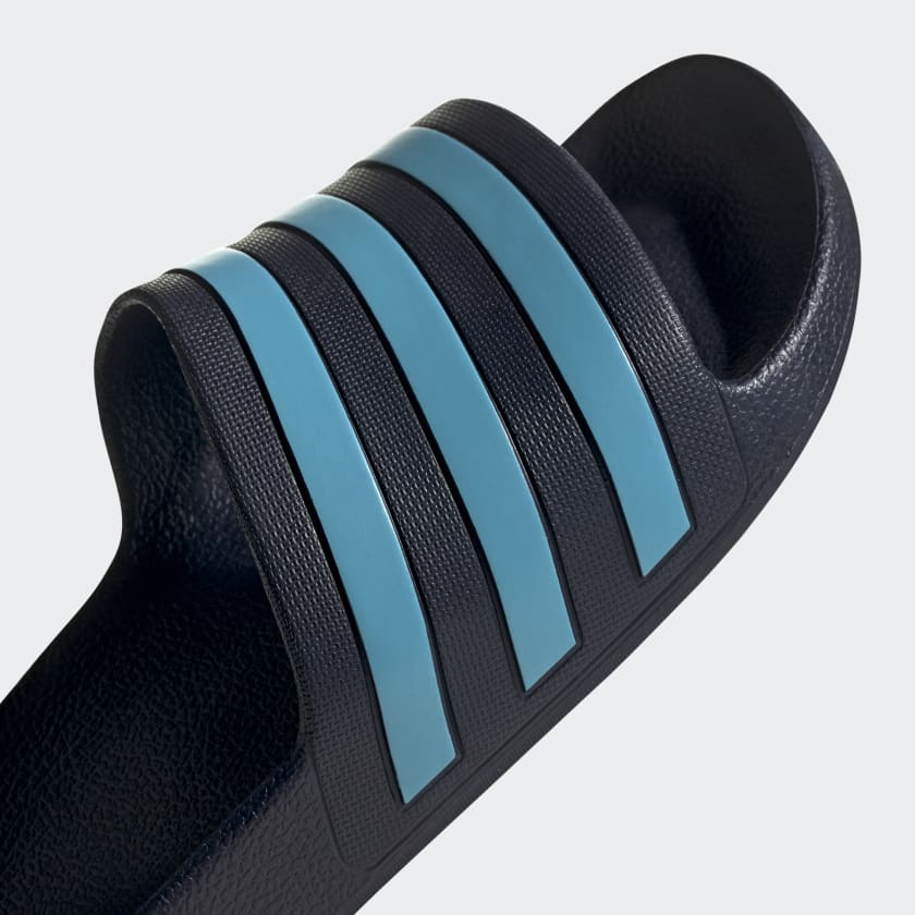 Adidas Adilette Aqua Men's Slides, Legend Ink / Bright Cyan / Legend Ink