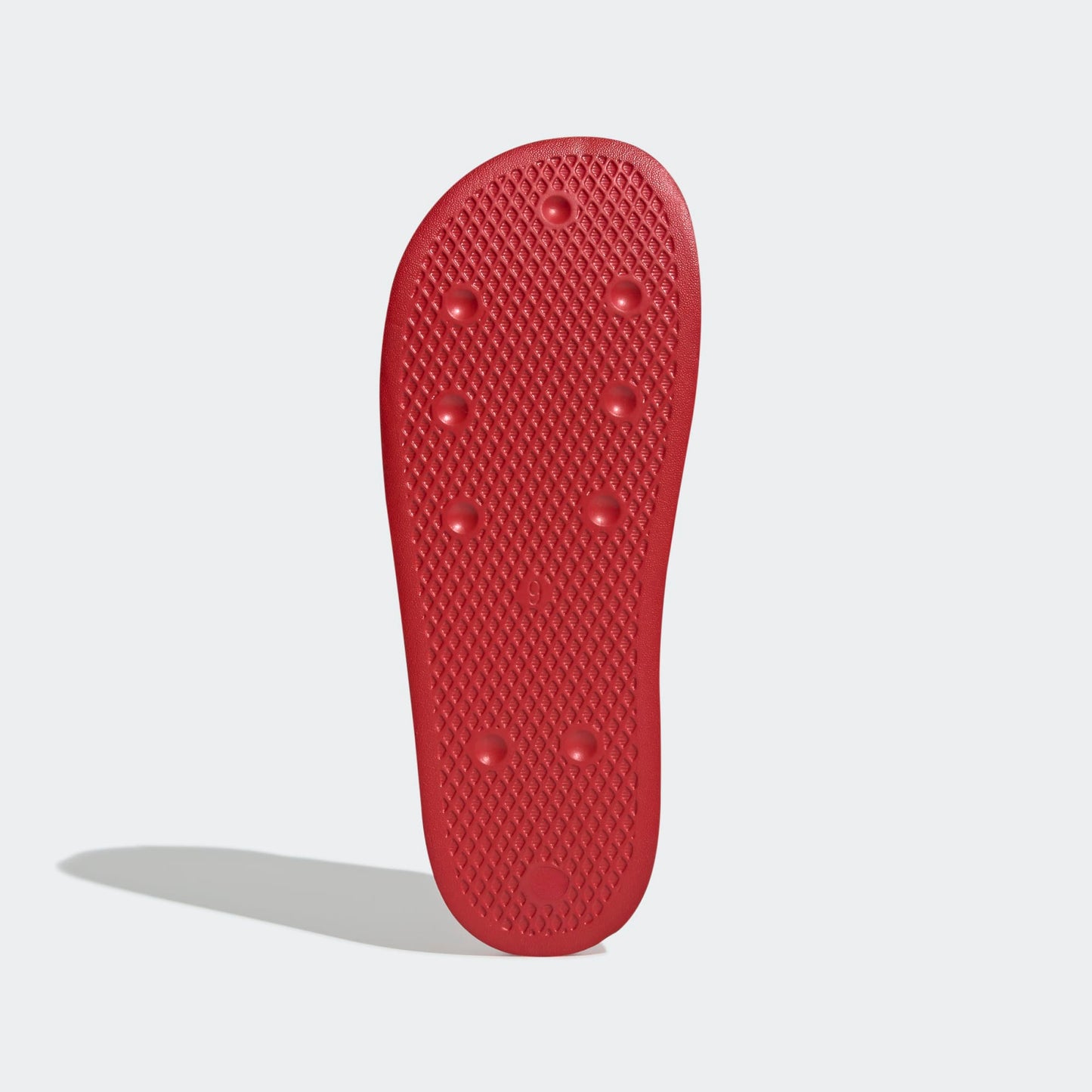 Adidas Men's Adilette Lite Slides, Scarlet / Cloud White / Scarlet