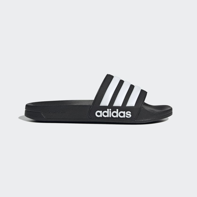 Adidas Women's Adilette Shower Slides, Core Black / Cloud White / Core Black
