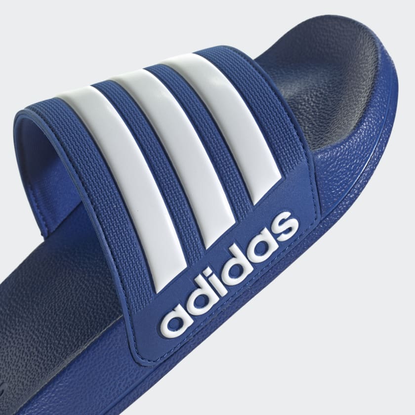 Adidas Adilette Men's Shower Slides, Royal Blue / Cloud White / Royal Blue