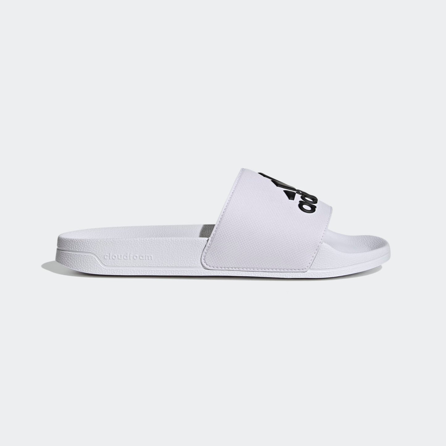 Adidas Men's Adilette Shower Slides, Cloud White / Core Black / Cloud White