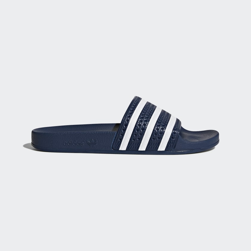 Adidas Adillete Men's Slides, Adi Blue / White / Adi Blue