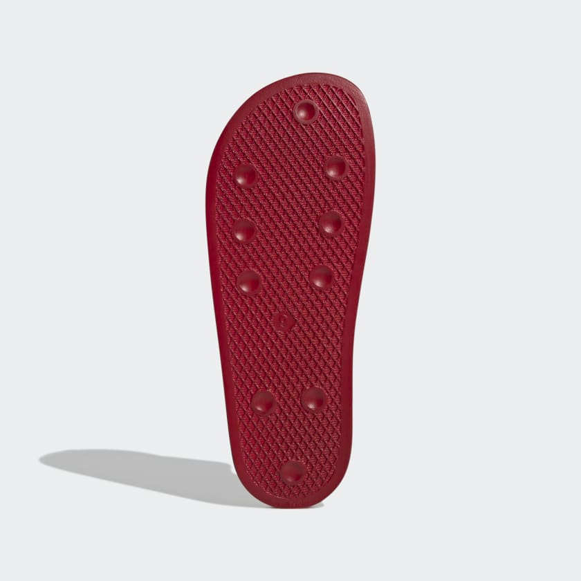 Adidas Adillete Men's Slides, Team Power Red / Cloud White / Team Colleg Gold
