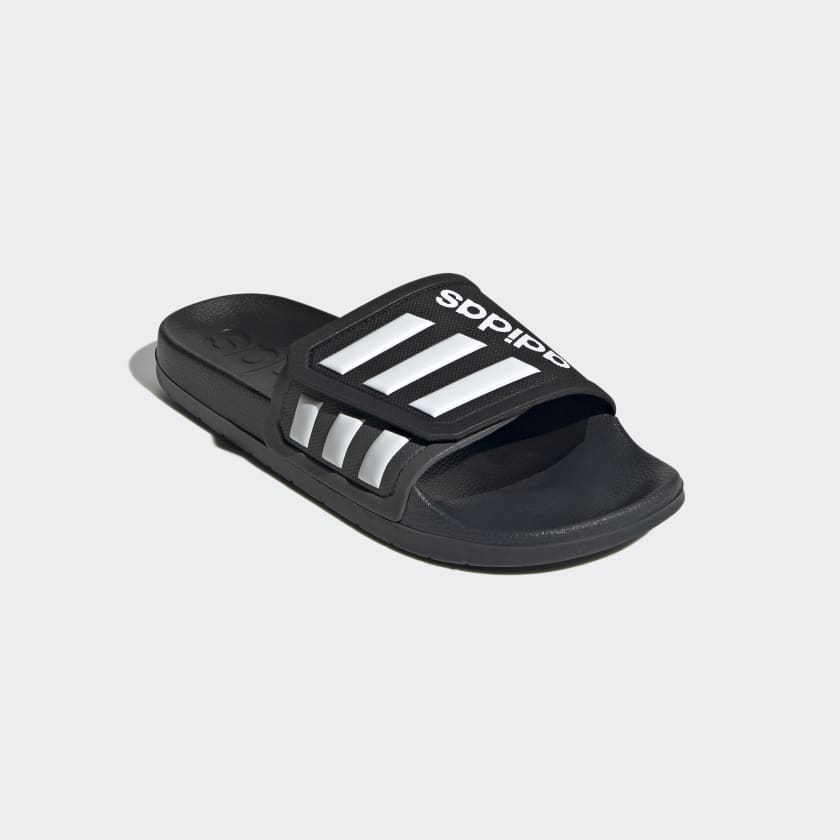 Adidas Men's Adilette TND Slides, Core Black / Cloud White / Grey Six