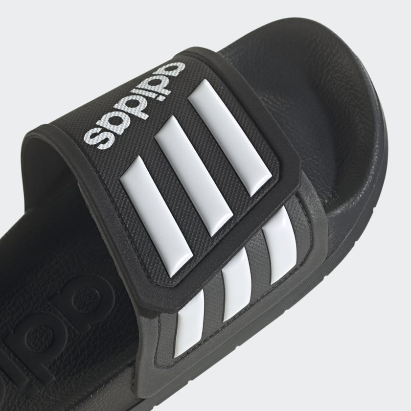 Adidas Men's Adilette TND Slides, Core Black / Cloud White / Grey Six