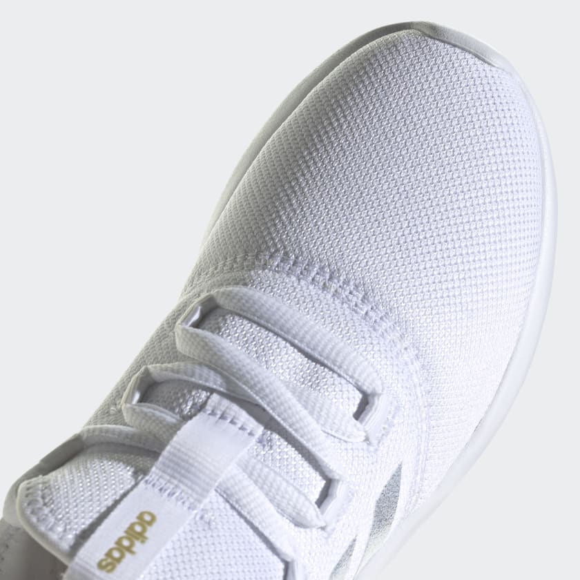 Adidas Women's Cloudfoam Pure 2.0 Shoes, Cloud White / Cloud White / Matte Gold