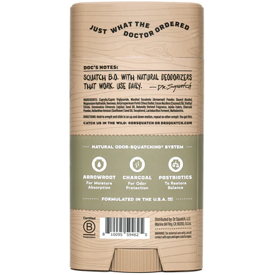 Dr. Squatch Birchwood Breeze Deodorant - 2.65 oz