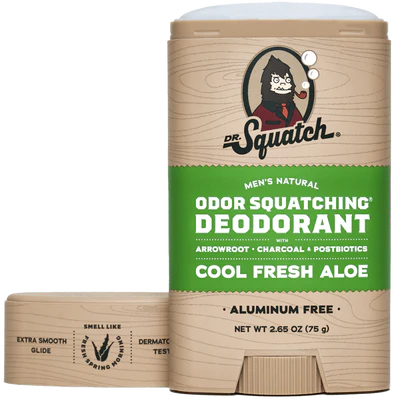 Dr. Squatch Cool Fresh Aloe Deodorant - 2.65 oz
