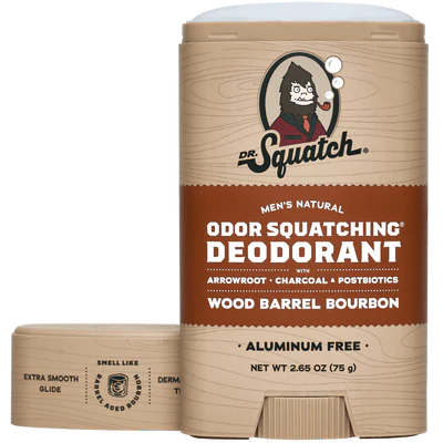 Dr. Squatch Wood Barrel Bourbon Deodorant - 2.65 oz