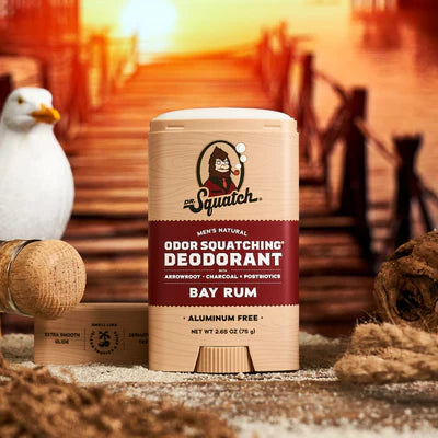 Dr. Squatch Bay Rum Deodorant - 2.65 oz