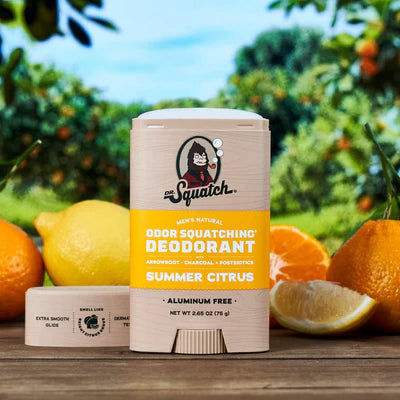 Dr. Squatch Summer Citrus Deodorant - 2.65 oz