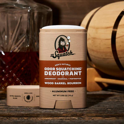 Dr. Squatch Wood Barrel Bourbon Deodorant - 2.65 oz