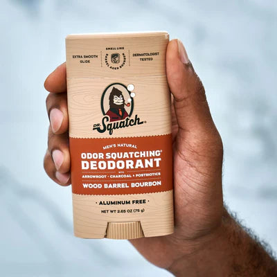 Dr. Squatch Wood Barrel Bourbon Deodorant - 2.65 oz