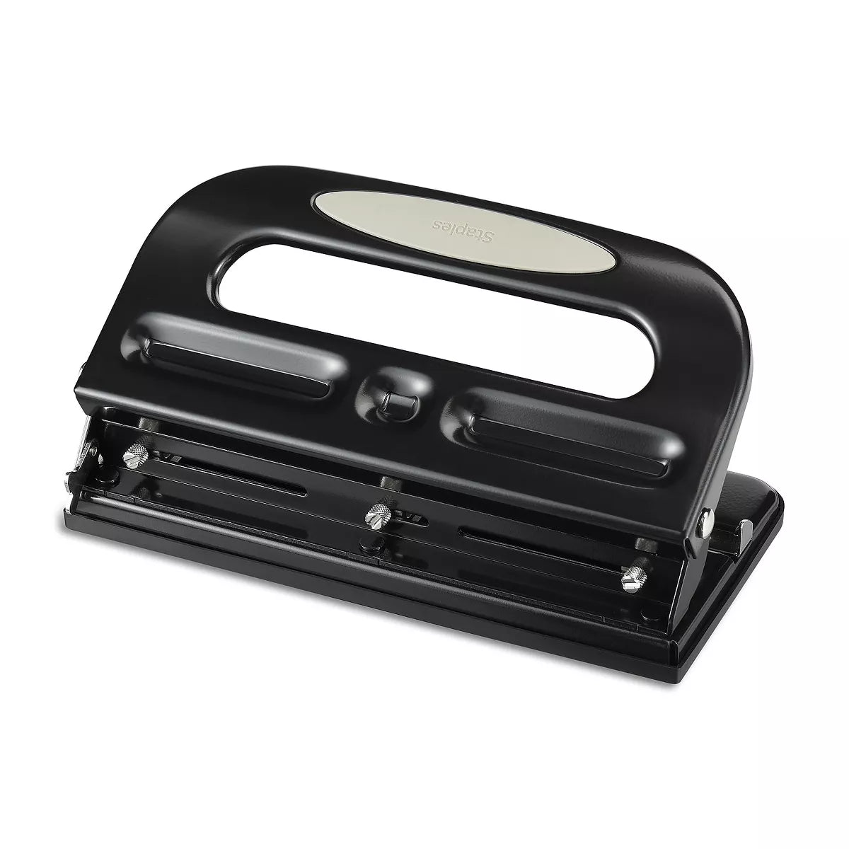 MyOfficeInnovations Circle 3-Hole Punch 30 Sheet Capacity Black (24549/33989) 572645