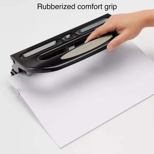 MyOfficeInnovations Circle 3-Hole Punch 30 Sheet Capacity Black (24549/33989) 572645