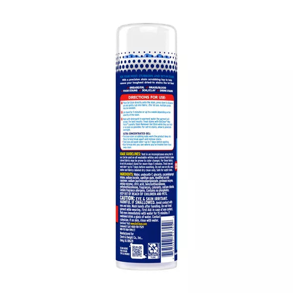 OxiClean Max Force Gel Stain Remover Stick - 6.2oz