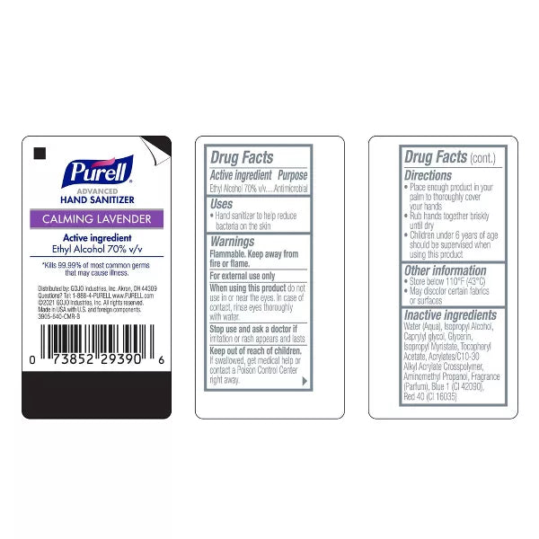 Purell Hand Sanitizer Pump - Lavender - 2oz