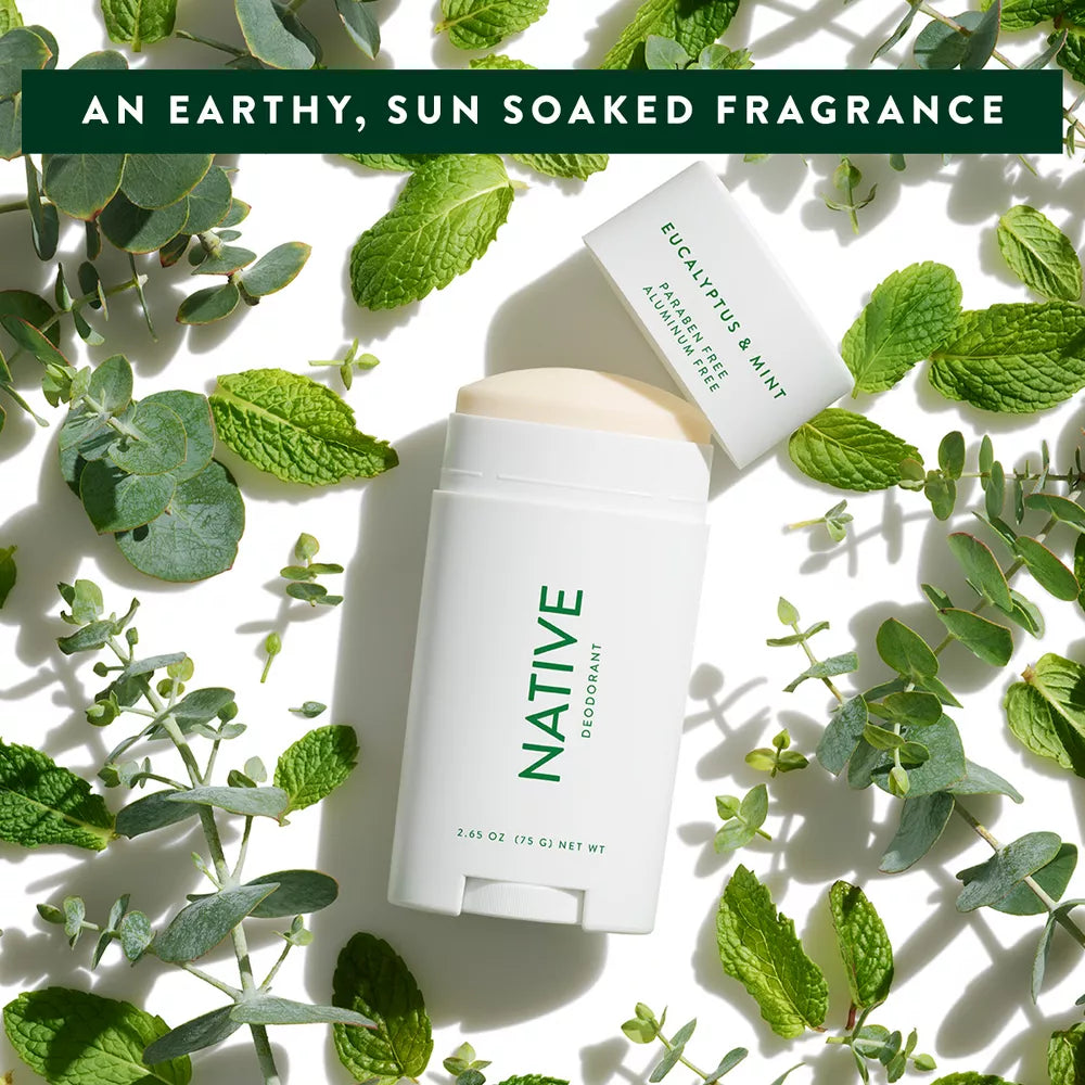 Native Deodorant - Eucalyptus & Mint - Aluminum Free - 2.65 oz