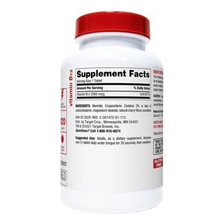 Vitamin B12 2500mcg Quick Dissolve Tablets - Cherry Flavor - up & up
