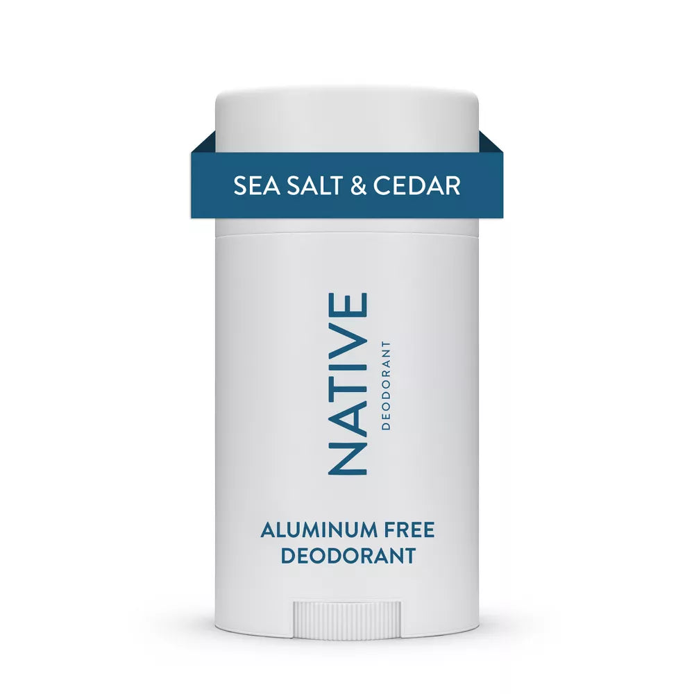 Native Deodorant - Sea Salt & Cedar - Aluminum Free - 2.65 oz