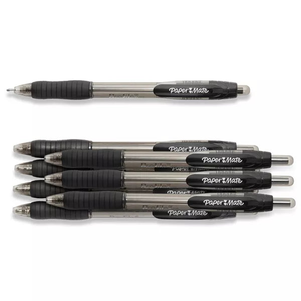 Paper Mate Profile 8pk Ballpoint Pens 1.4mm Bold Tip Black