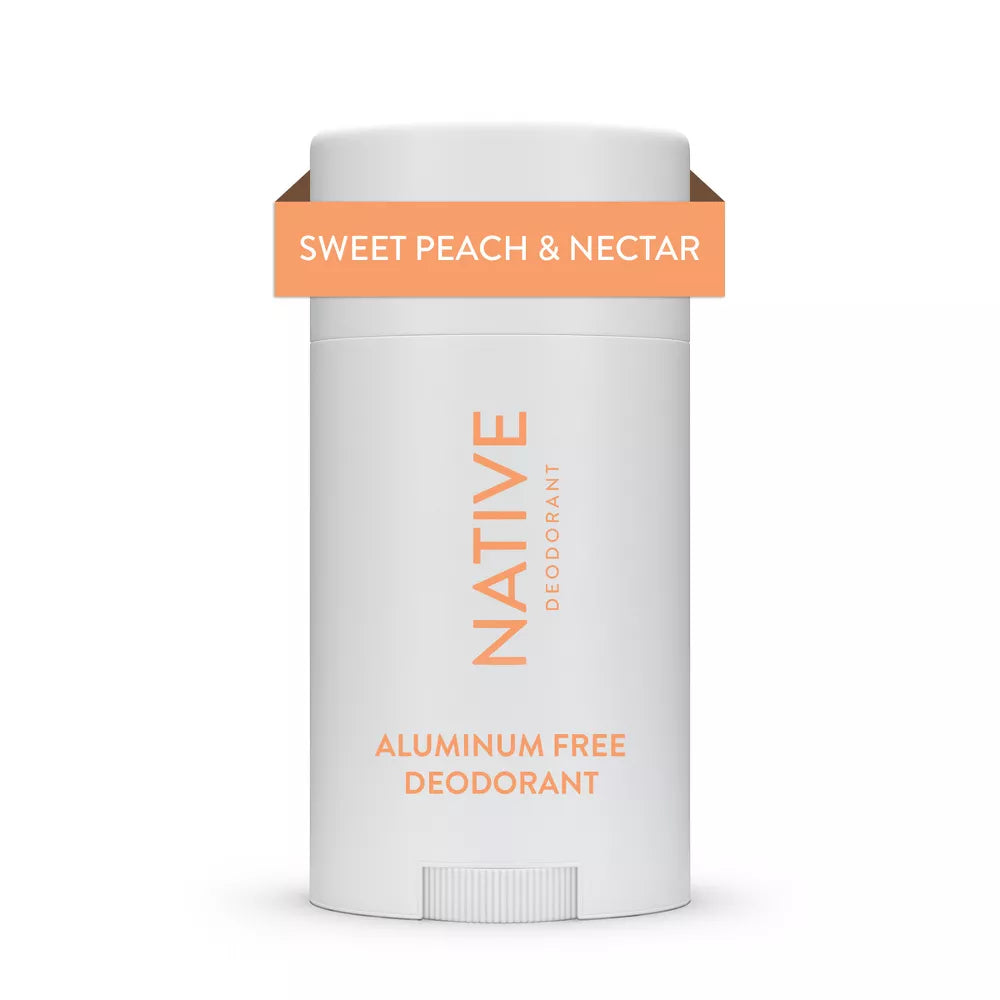 Native Deodorant - Sweet Peach & Nectar - Aluminum Free - 2.65 oz