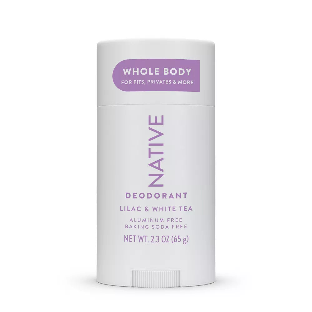 Native Whole Body Deodorant Stick - Lilac & White Tea - Aluminum Free - 2.3oz