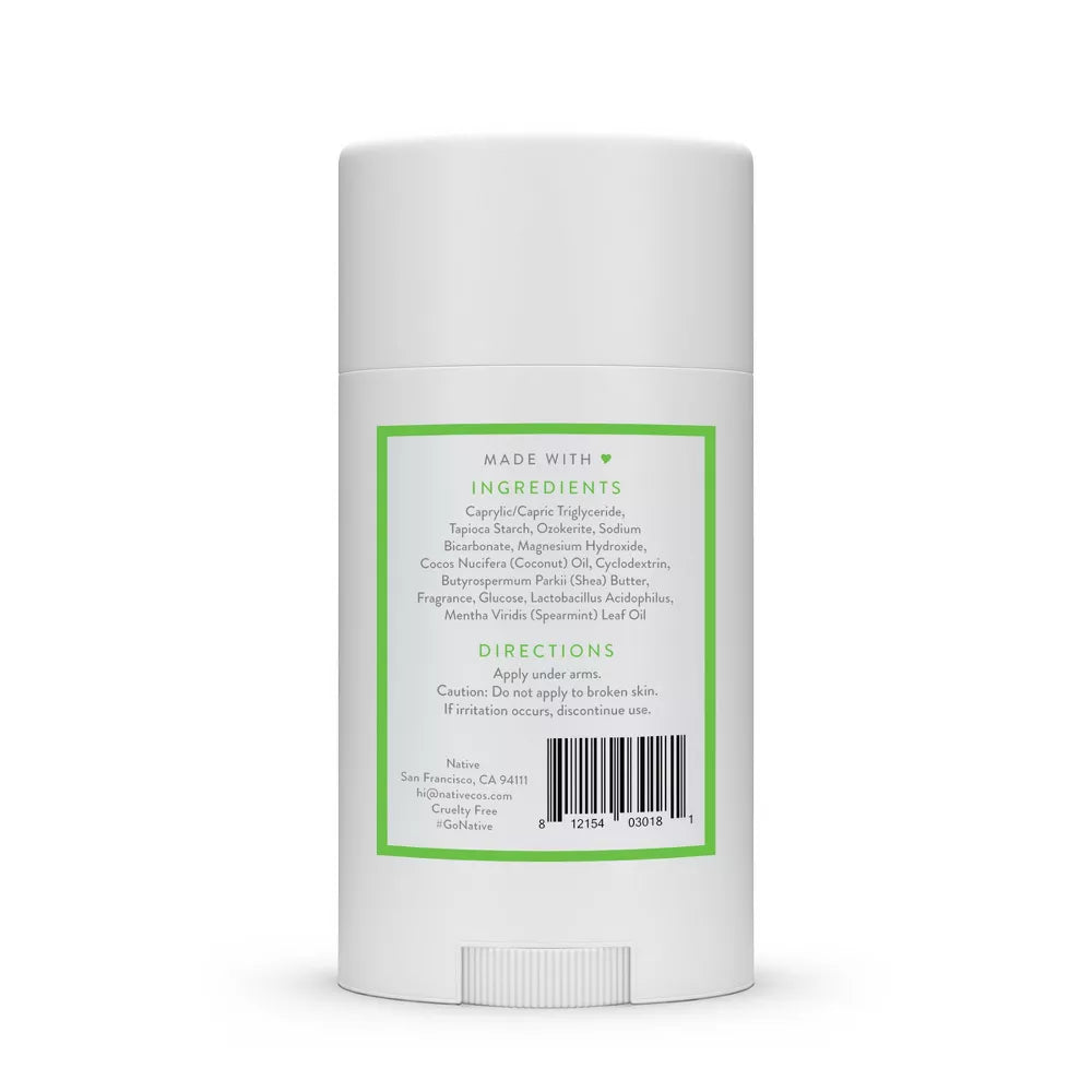 Native Deodorant - Cucumber & Mint - Aluminum Free - 2.65 oz
