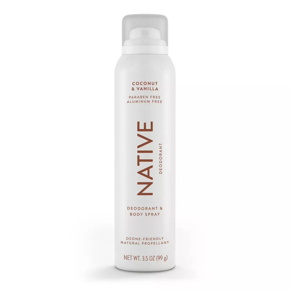 Native Deodorant & Body Spray - Coconut & Vanilla - Aluminum Free - 3.5 oz
