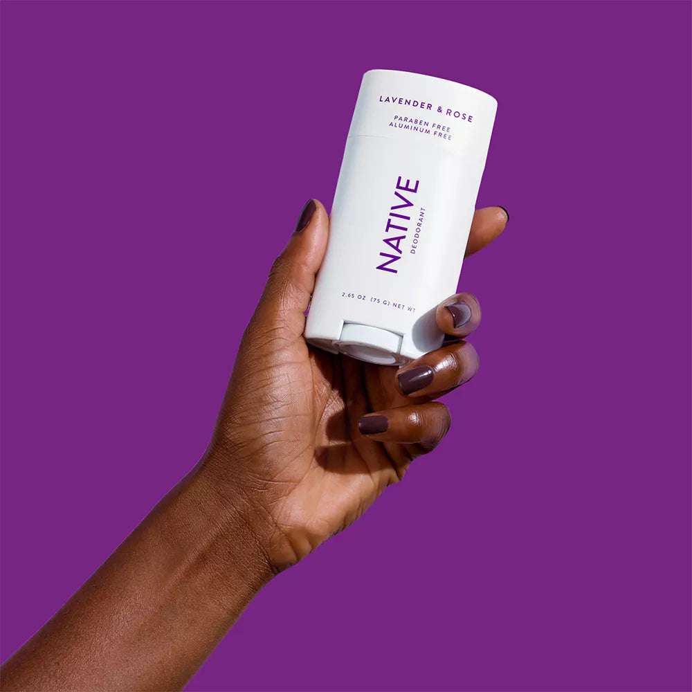 Native Deodorant - Lavender & Rose - Aluminum Free - 2.65 oz