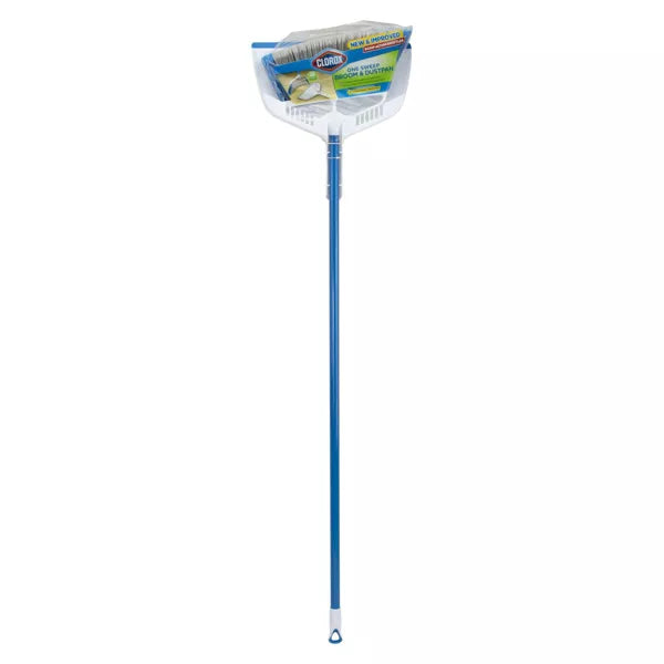 Clorox One Sweep Broom & Dustpan