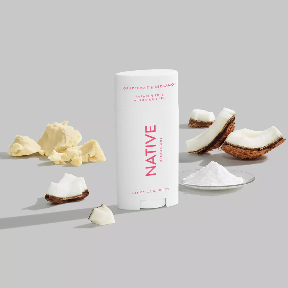 Native Deodorant - Grapefruit & Bergamot - Aluminum Free - 2.65 oz