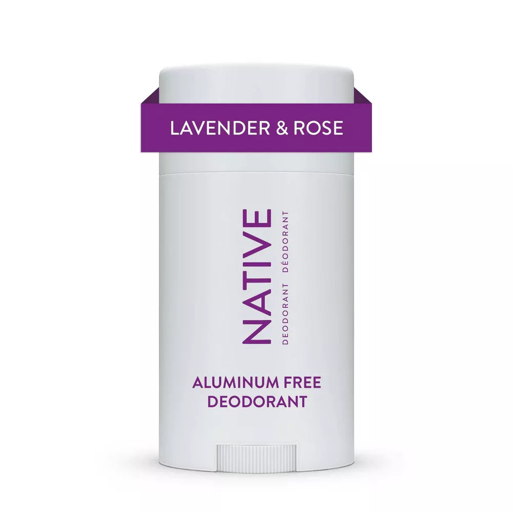 Native Deodorant - Lavender & Rose - Aluminum Free - 2.65 oz