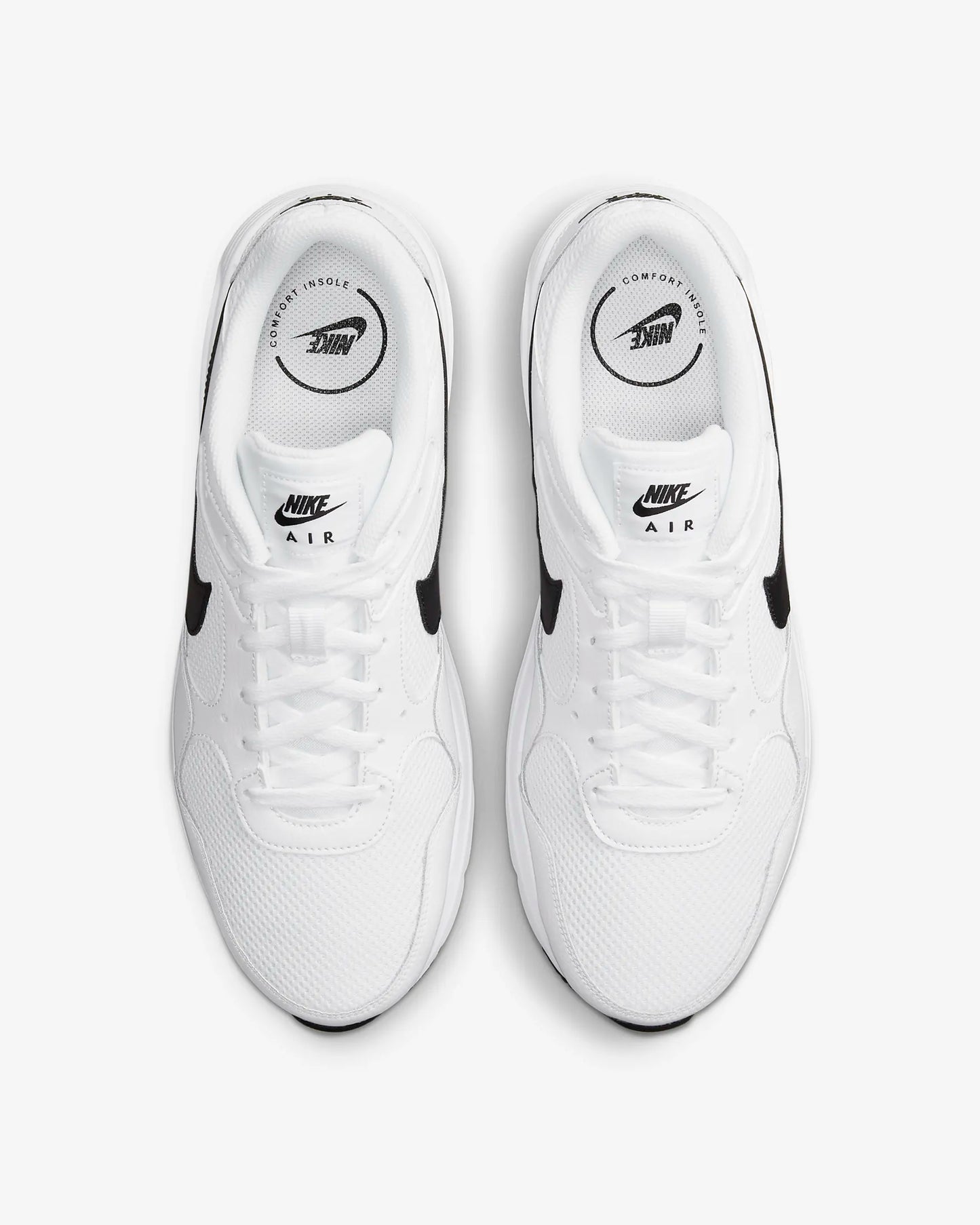 Nike Men's Air Max SC Shoes, White/White/Black