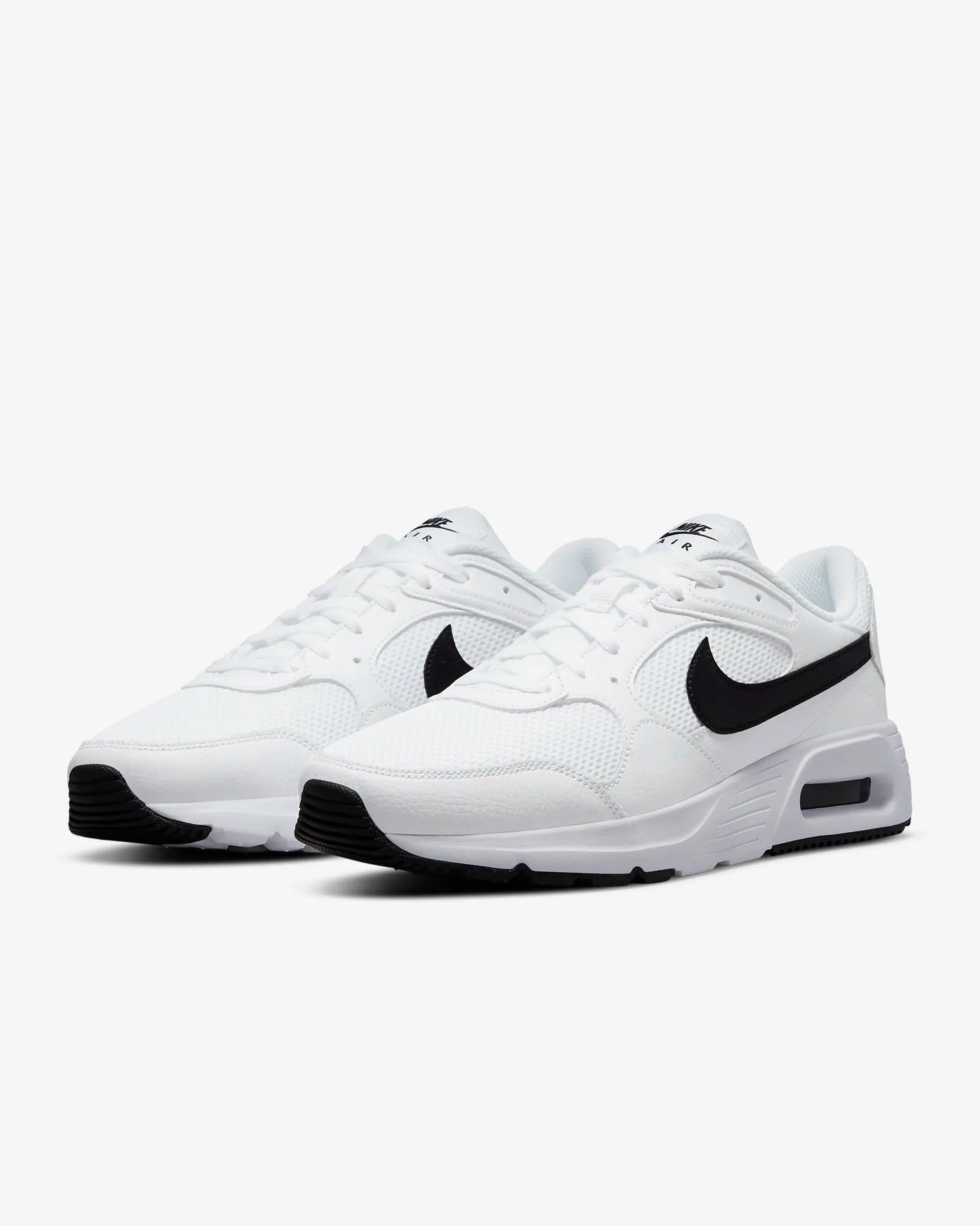 Nike Men's Air Max SC Shoes, White/White/Black
