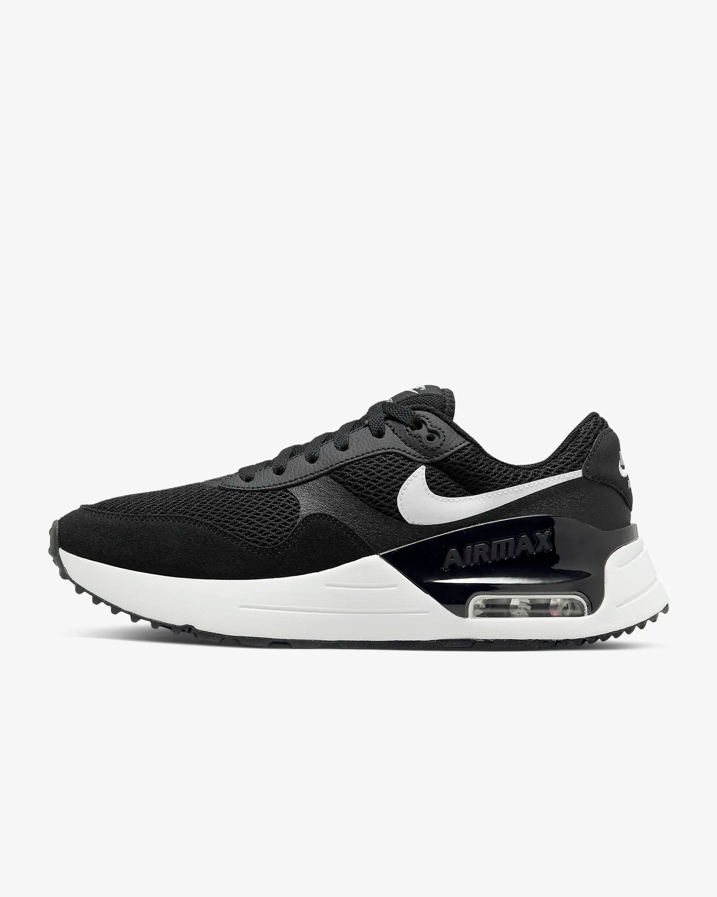 Nike Men's Air Max SYSTM Shoes, Black/Wolf Grey/White