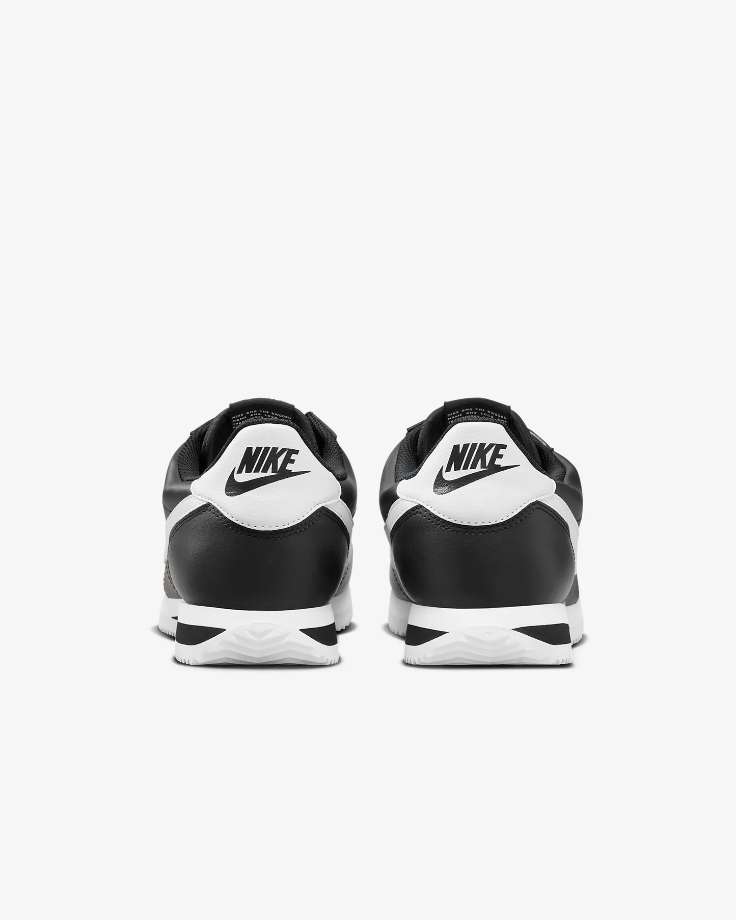 Nike Men's Cortez Leather Shoes, Black/White