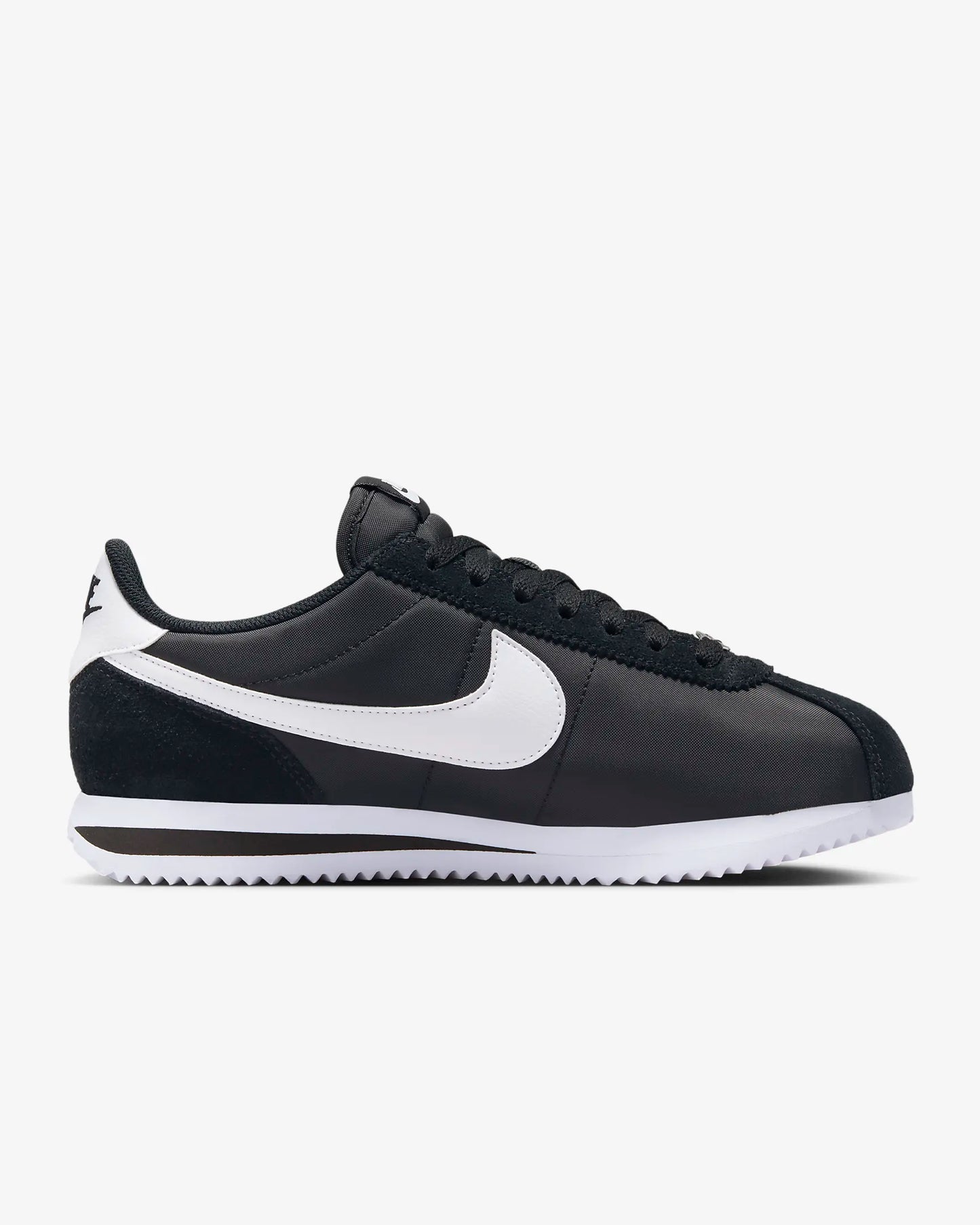Nike Cortez Women's Textile Shoes, Black/White