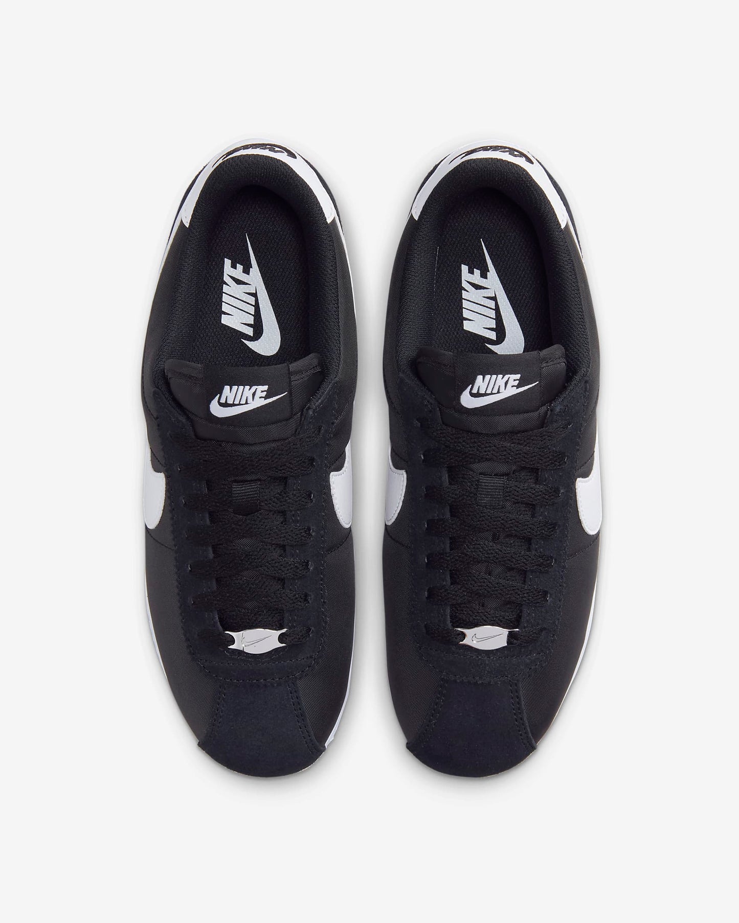 Nike Cortez Women's Textile Shoes, Black/White